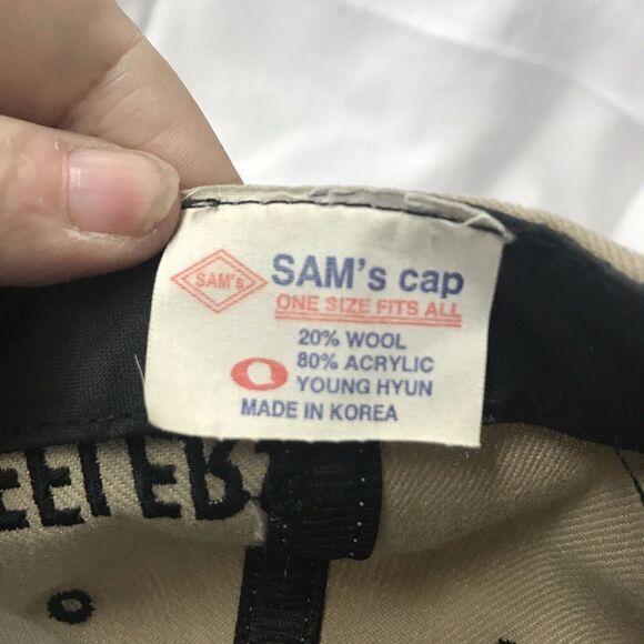 Sams Cap Steelers One Size Hat Adjustable Baseball Wool Blend Vintage Embroidery - Picture 8 of 8